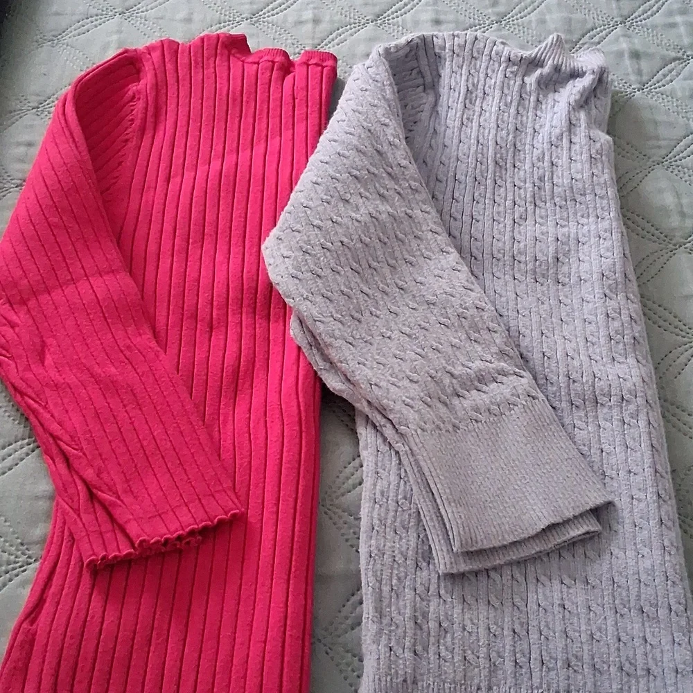 Style & Co. Women's Pink and Blue Sweater. - Picture 4 of 4